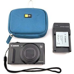 Canon PowerShot SX610 HS 20.2MP Digital Camera WiFi 18x Zoom Bundle MINT